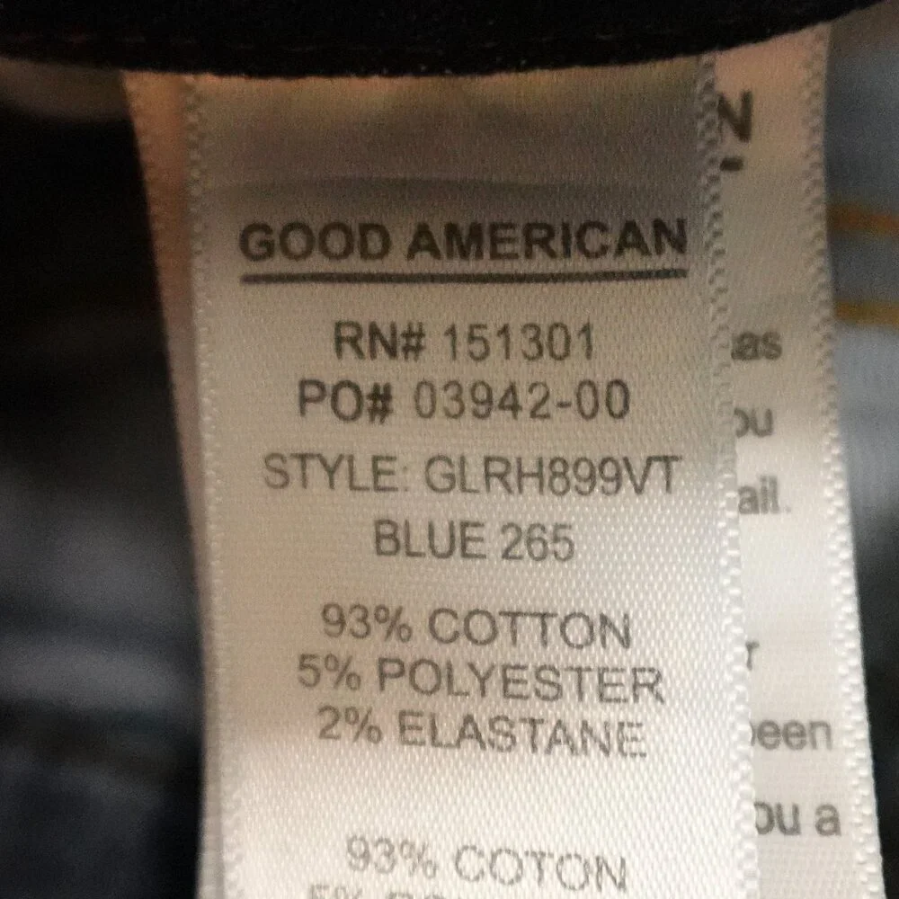 Good American jeans Good legs women's‎ 2/26 blue denim - Picture 12 of 12
